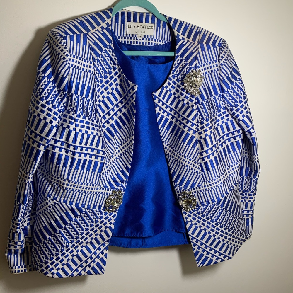 2pc Blue suit